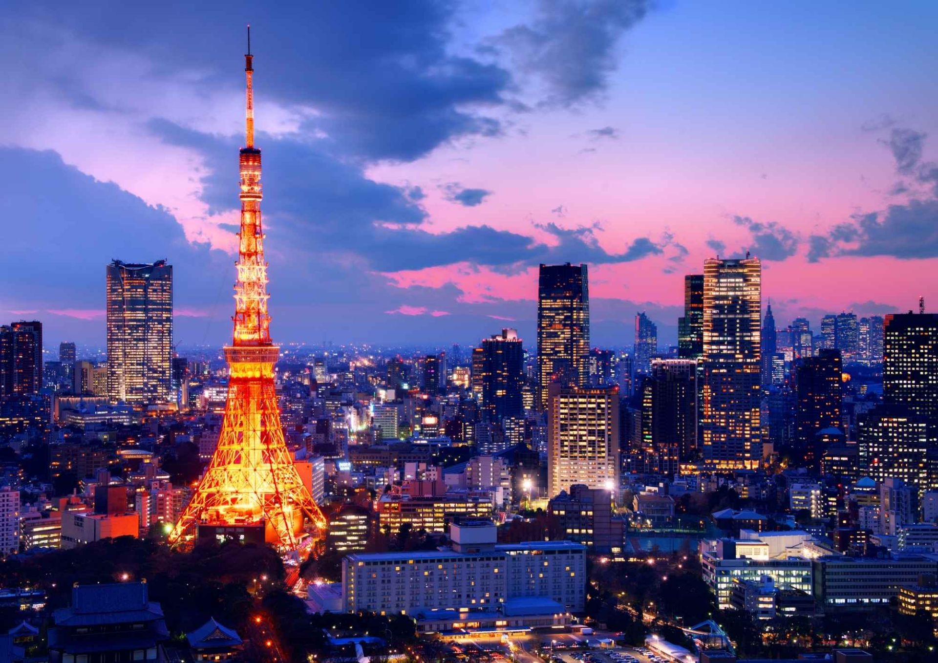 東京市區夜色